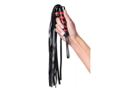 Черно-красный флоггер Anonymo - 45 см.