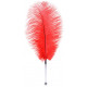 Заказать Красное страусиное пёрышко - 40 см.