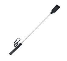 Черный кожаный стек - 62 см.