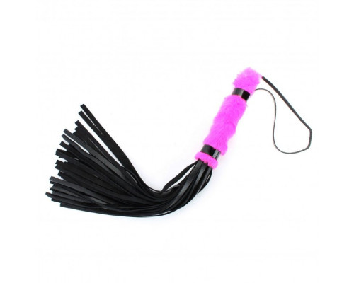Заказать Нежная плеть с розовым мехом BDSM Light - 43 см.
