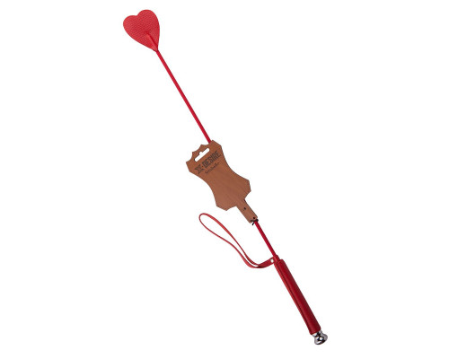 Заказать Красный стек с наконечником-сердечком - 70 см.