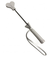 Белый кожаный мини-стек - 36 см.