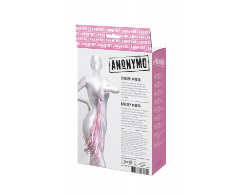 Розовый флоггер Anonymo - 64 см.