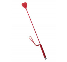 Красный стек с наконечником-сердечком - 70 см.