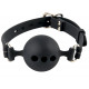 Заказать Силиконовый кляп-шар с отверстиями для дыхания Silicone Breathable Ball Gag Small