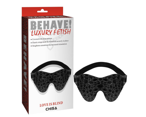 Заказать Черная маска на глаза Behave