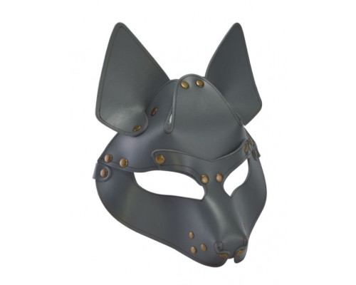 Заказать Серая маска Wolf с клепками