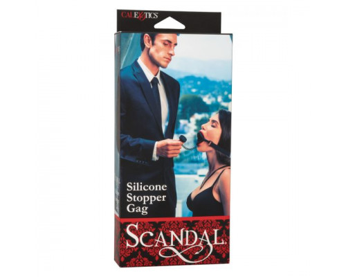 Заказать Кляп с пробкой Silicone Stopper Gag