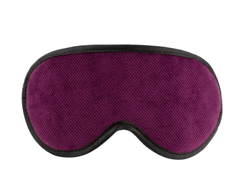 Заказать Фиолетовая сплошная маска на резиночке с черной окантовкой