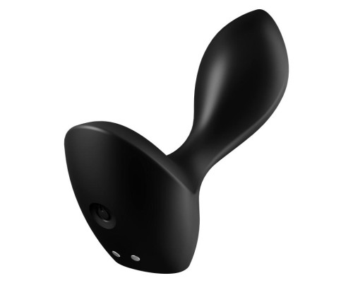 Заказать Чёрный вибромассажёр простаты Satisfyer Backdoor Lover - 14 см.