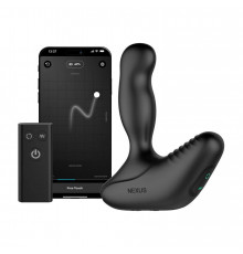 Черный вибромассажер простаты Nexus Revo Stealth с управлением через приложение