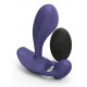 Заказать Темно-синий вибромассажер Witty P G Vibrator with Remote Control
