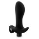 Заказать Черный анальный вибратор Silicone Vibrating Prostate Massager 01 - 10,8 см.