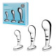 Заказать Набор из 3 стальных стимуляторов простаты Stainless Steel P-spot Training Set