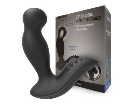 Заказать Синий вибромассажер простаты 3,5’’ P-spot Massager - 12,5 см.