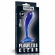 Заказать Синяя анальная втулка Flawless Clear Prostate Plug 6.0 - 15 см.