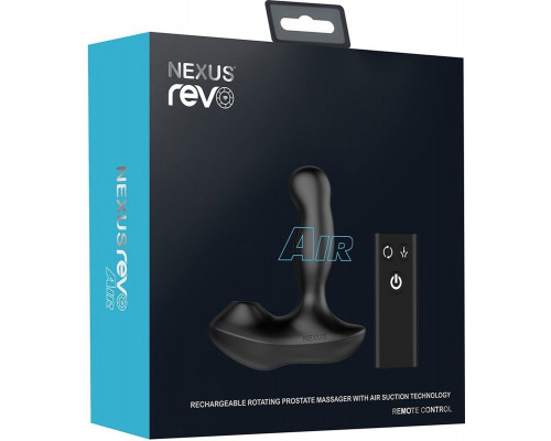 Черный вибратор-ротатор для стимуляции простаты Nexus Revo Air Черный вибратор-ротатор для стимуляции простаты Nexus Revo Air