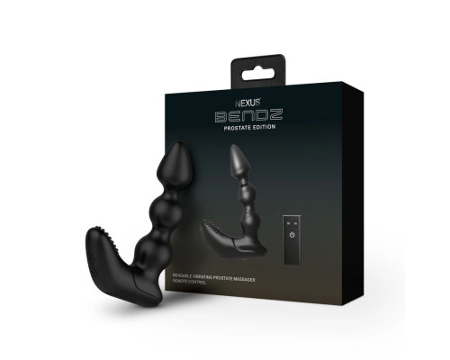 Черный вибростимулятор Nexus Bendz Prostate Edition - 14,1 см. Черный вибростимулятор Nexus Bendz Prostate Edition - 14,1 см.