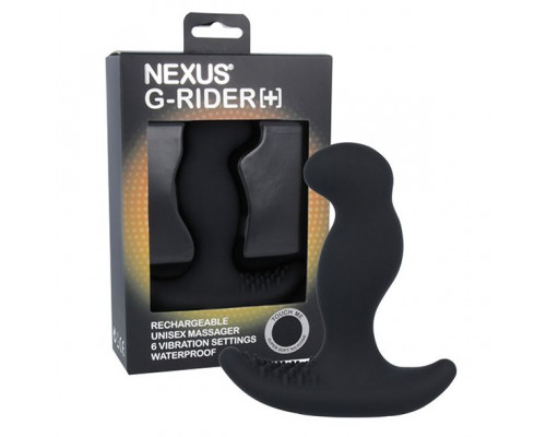 Заказать Черный вибромассажер простаты Nexus G-Rider+ - 12,6 см.