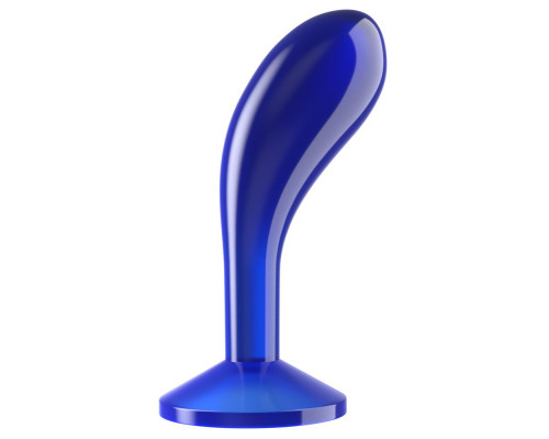 Заказать Синяя анальная втулка Flawless Clear Prostate Plug 6.0 - 15 см.
