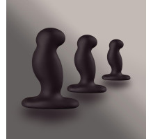 Набор из 3 массажеров простаты чёрного цвета NEXUS ANAL STARTER KIT