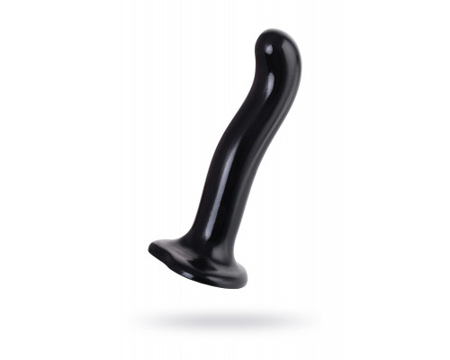 Заказать Черный стимулятор для пар P G-Spot Dildo Size M - 18 см.