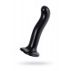 Заказать Черный стимулятор для пар P G-Spot Dildo Size M - 18 см.