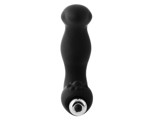 Заказать Черный вибромассажер простаты FantASStic Vibrating Prostate Massager - 11,3 см.