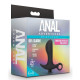 Заказать Черный анальный вибратор Silicone Vibrating Prostate Massager 01 - 10,8 см.