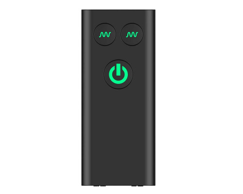 Черный вибромассажер простаты и промежности Nexus Ride - 14 см.