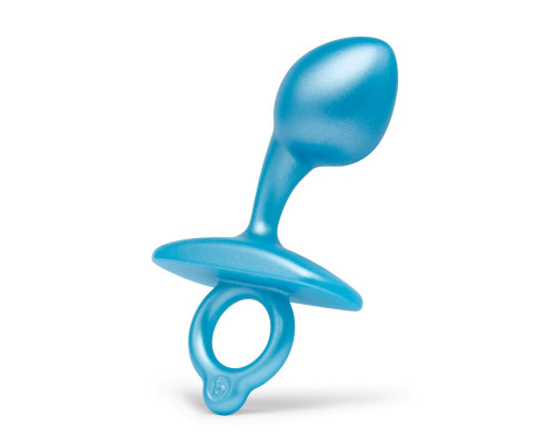 Заказать Голубая анальная пробка для массажа простаты Bulb Silicone Prostate Plug - 10,7 см.