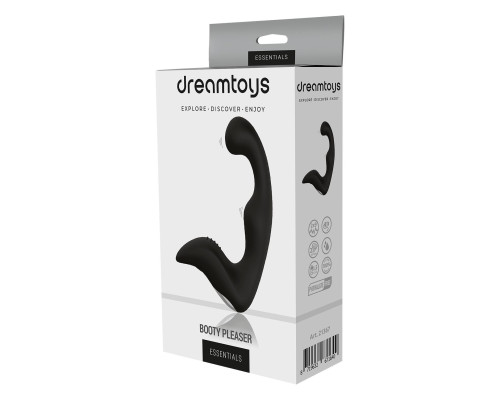 Заказать Чёрный перезаряжаемый массажёр простаты BOOTY PLEASER