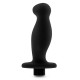 Заказать Черный анальный вибромассажёр Silicone Vibrating Prostate Massager 02 - 10,8 см.