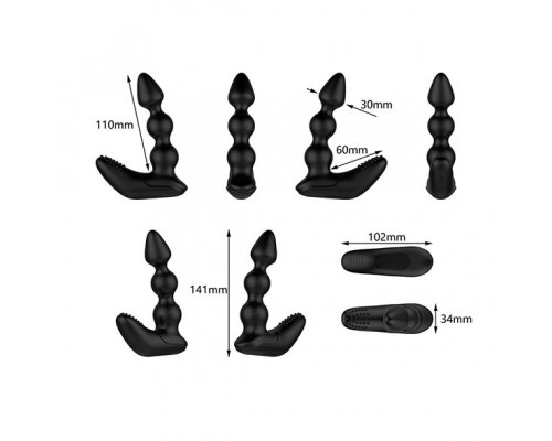 Черный вибростимулятор Nexus Bendz Prostate Edition - 14,1 см. Черный вибростимулятор Nexus Bendz Prostate Edition - 14,1 см.