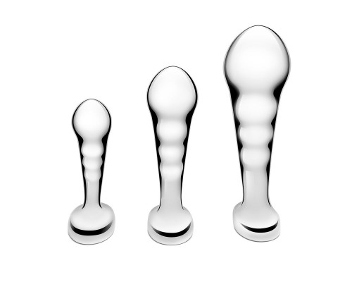 Заказать Набор из 3 стальных стимуляторов простаты Stainless Steel P-spot Training Set