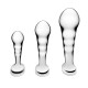 Заказать Набор из 3 стальных стимуляторов простаты Stainless Steel P-spot Training Set