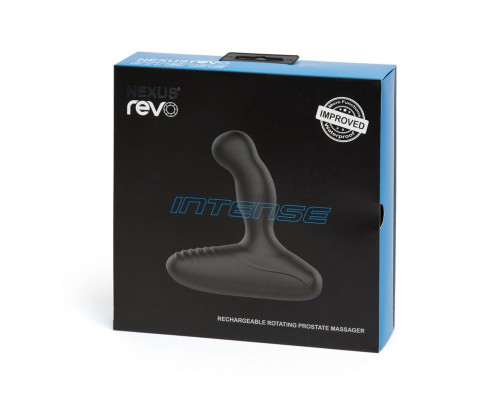 Чёрный массажер простаты NEXUS REVO INTENSE 2.0 с вращающейся головкой