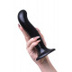 Заказать Черный стимулятор для пар P G-Spot Dildo Size M - 18 см.