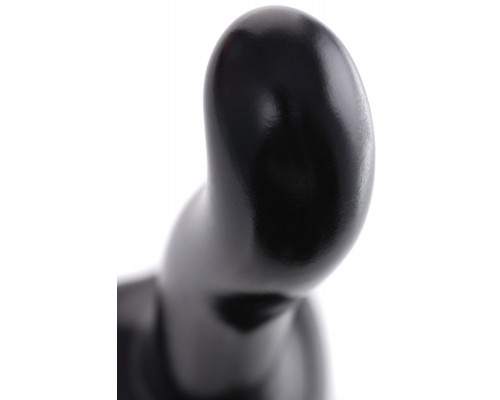 Заказать Черный стимулятор для пар P G-Spot Dildo Size L - 19 см.