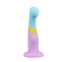 Цветной силиконовый стимулятор простаты Artisan - 15,2 см.