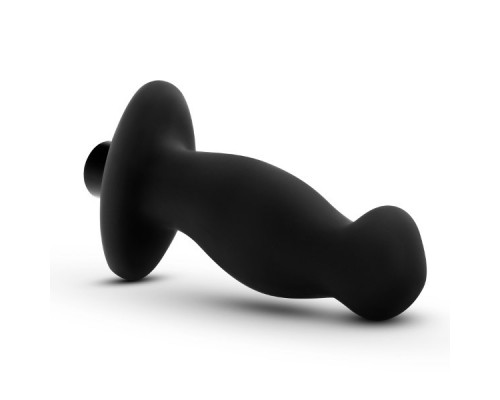 Заказать Черный анальный вибромассажёр Silicone Vibrating Prostate Massager 02 - 10,8 см.
