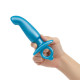 Заказать Голубая анальная пробка для массажа простаты Hither Silicone Prostate Plug - 14,3 см.