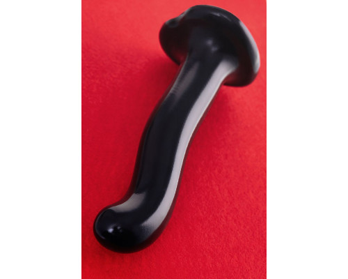 Заказать Черный стимулятор для пар P G-Spot Dildo Size M - 18 см.