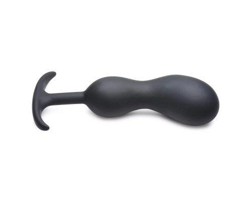 Черный массажер простаты с утяжелителями Premium Silicone Weighted Prostate Plug XL - 20,8 см. Черный массажер простаты с утяжелителями Premium Silicone Weighted Prostate Plug XL - 20,8 см.