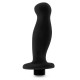 Заказать Черный анальный вибромассажёр Silicone Vibrating Prostate Massager 02 - 10,8 см.