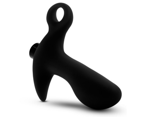 Заказать Черный анальный вибратор Silicone Vibrating Prostate Massager 01 - 10,8 см.