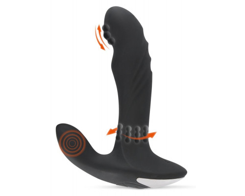 Заказать Черный вибромассажер простаты с функцией римминга Plug with Perineum Stimulator - 16,6 см. Заказать Черный вибромассажер простаты с функцией римминга Plug with Perineum Stimulator - 16,6 см.