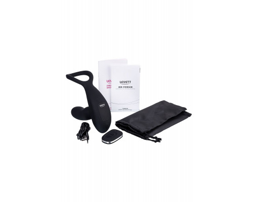 Черный стимулятор простаты Maud с вибрацией