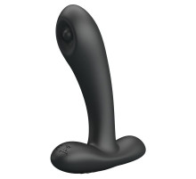 Черный массажер простаты с волновой стимуляцией Remington - 11 см.