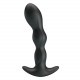 Заказать Черный анальный стимулятор простаты с вибрацией Special Anal Massager - 14,5 см.